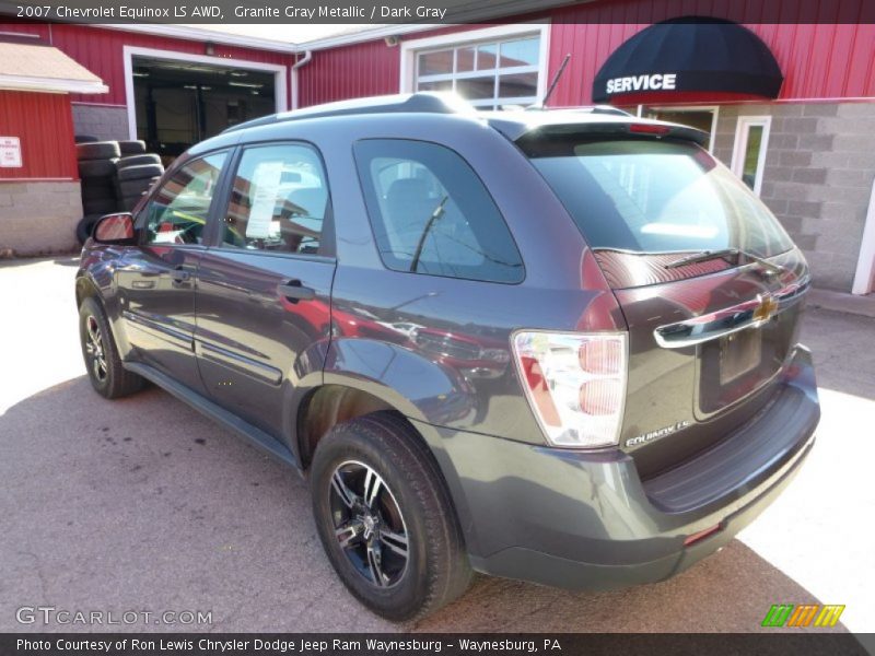 Granite Gray Metallic / Dark Gray 2007 Chevrolet Equinox LS AWD