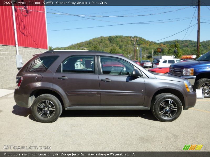 Granite Gray Metallic / Dark Gray 2007 Chevrolet Equinox LS AWD