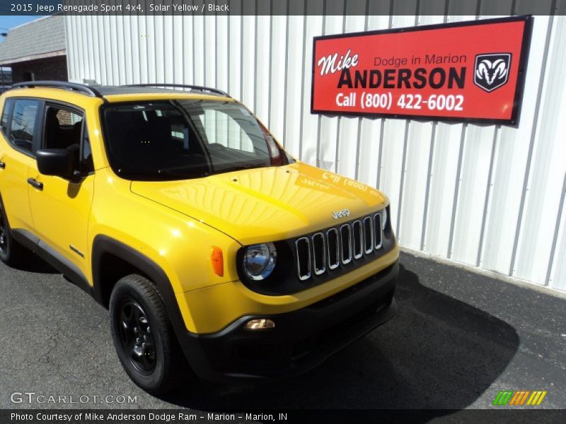 Solar Yellow / Black 2015 Jeep Renegade Sport 4x4