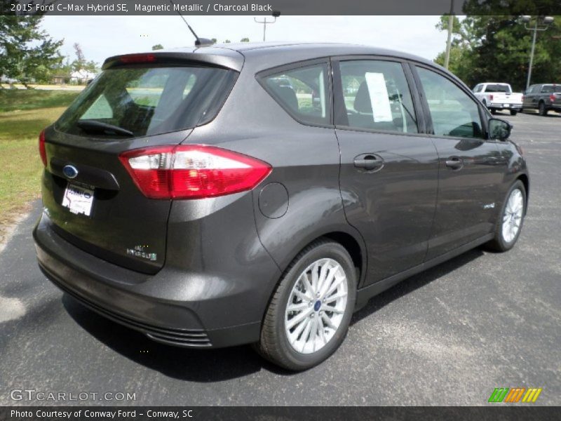 Magnetic Metallic / Charcoal Black 2015 Ford C-Max Hybrid SE
