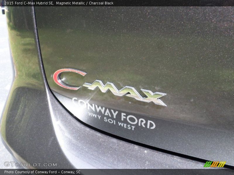 Magnetic Metallic / Charcoal Black 2015 Ford C-Max Hybrid SE