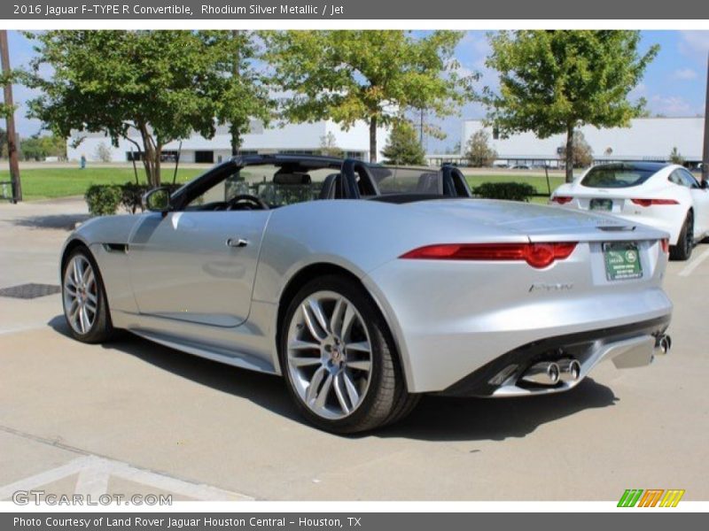 Rhodium Silver Metallic / Jet 2016 Jaguar F-TYPE R Convertible