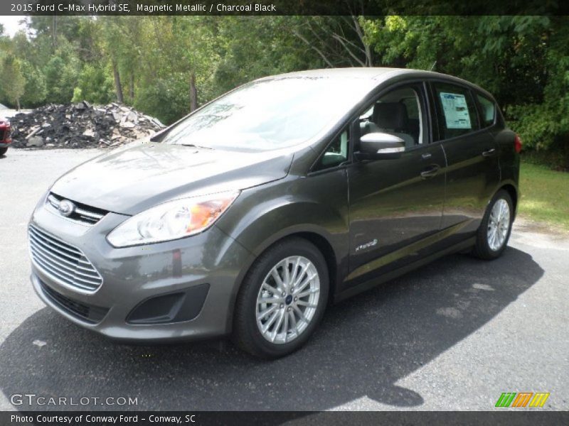 Magnetic Metallic / Charcoal Black 2015 Ford C-Max Hybrid SE