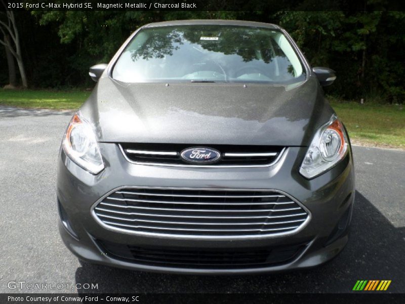Magnetic Metallic / Charcoal Black 2015 Ford C-Max Hybrid SE