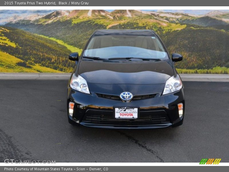 Black / Misty Gray 2015 Toyota Prius Two Hybrid