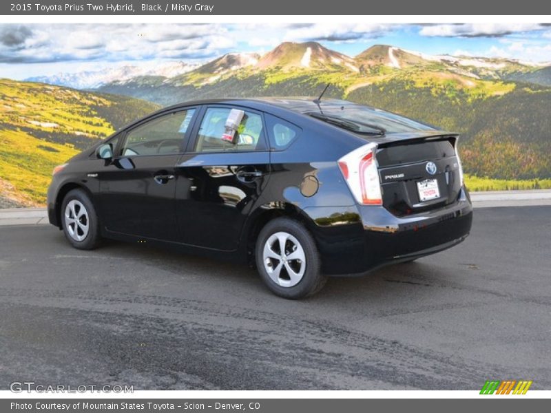 Black / Misty Gray 2015 Toyota Prius Two Hybrid