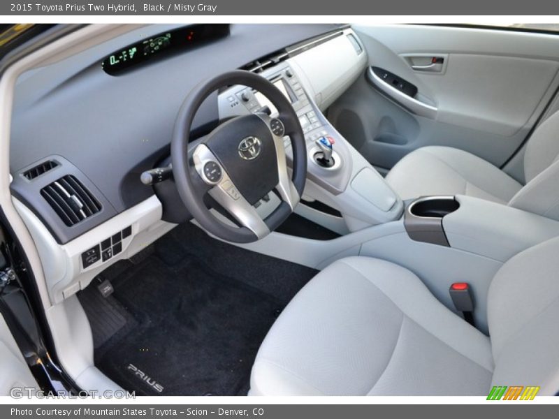 Black / Misty Gray 2015 Toyota Prius Two Hybrid