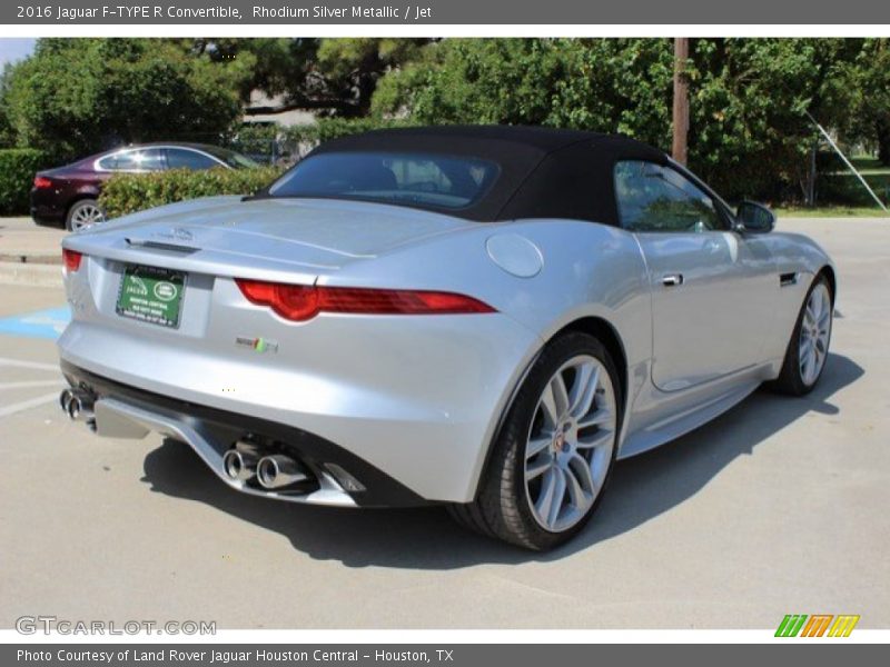 Rhodium Silver Metallic / Jet 2016 Jaguar F-TYPE R Convertible