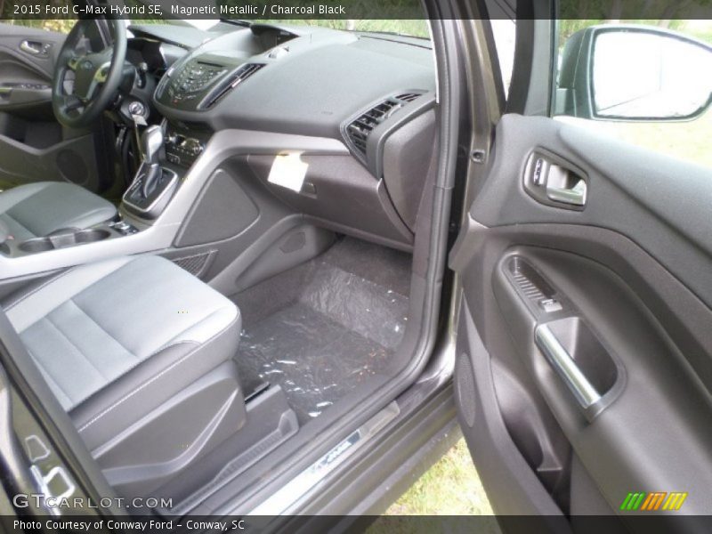 Magnetic Metallic / Charcoal Black 2015 Ford C-Max Hybrid SE