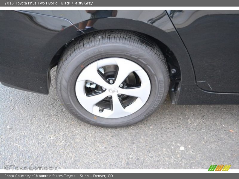 Black / Misty Gray 2015 Toyota Prius Two Hybrid