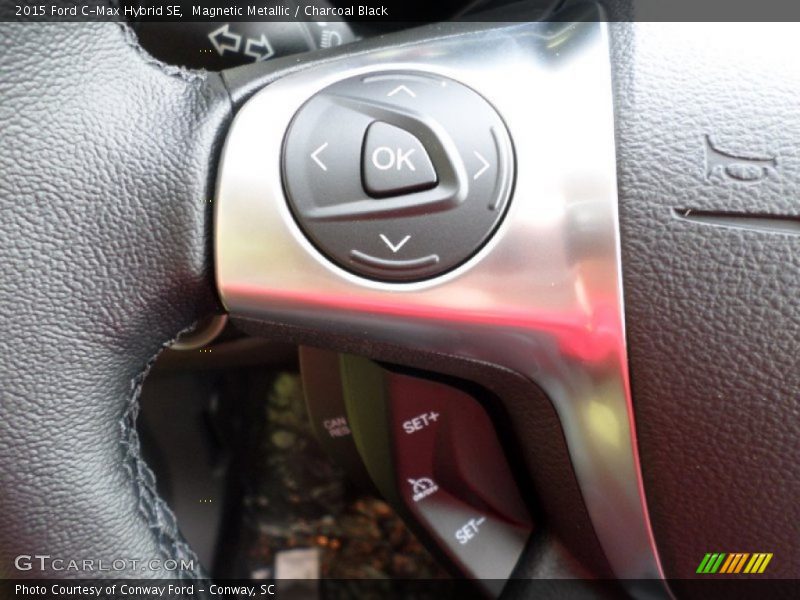 Magnetic Metallic / Charcoal Black 2015 Ford C-Max Hybrid SE