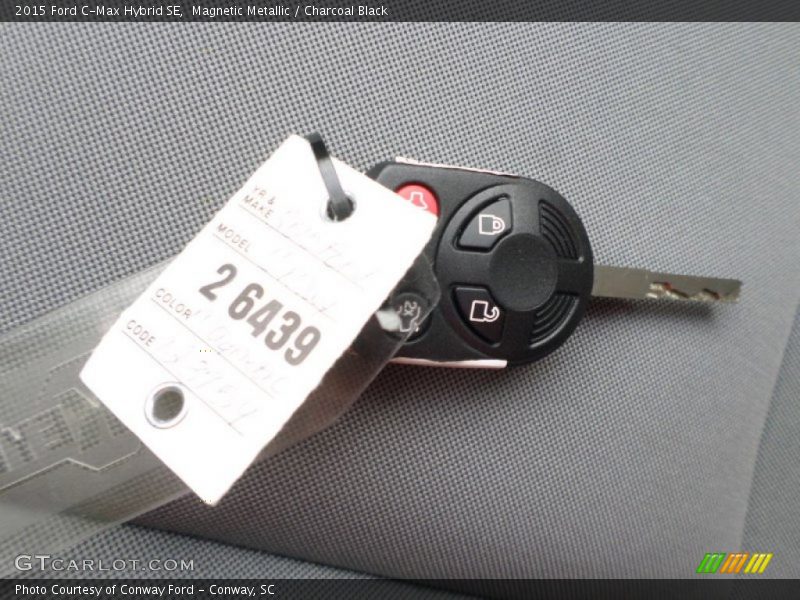 Magnetic Metallic / Charcoal Black 2015 Ford C-Max Hybrid SE