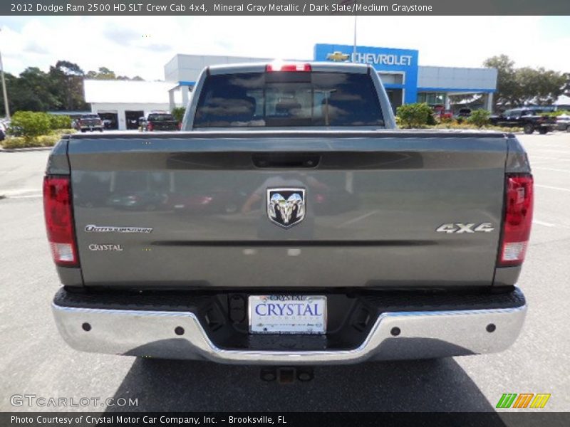 Mineral Gray Metallic / Dark Slate/Medium Graystone 2012 Dodge Ram 2500 HD SLT Crew Cab 4x4