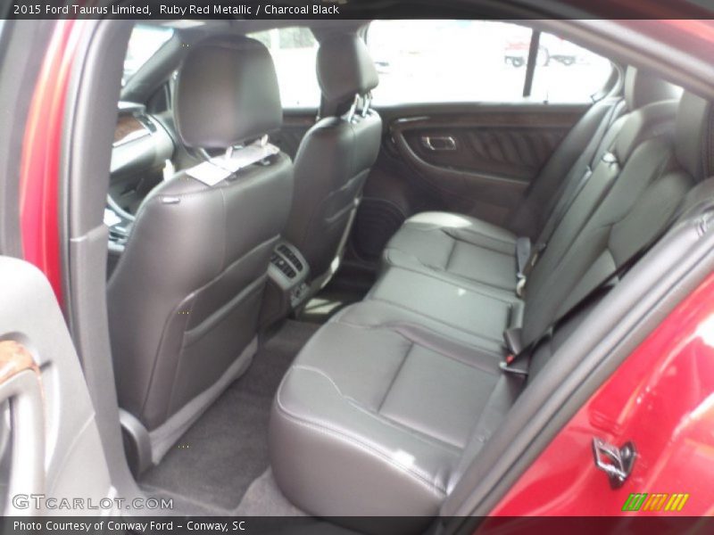 Ruby Red Metallic / Charcoal Black 2015 Ford Taurus Limited