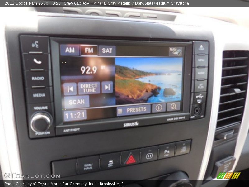 Mineral Gray Metallic / Dark Slate/Medium Graystone 2012 Dodge Ram 2500 HD SLT Crew Cab 4x4