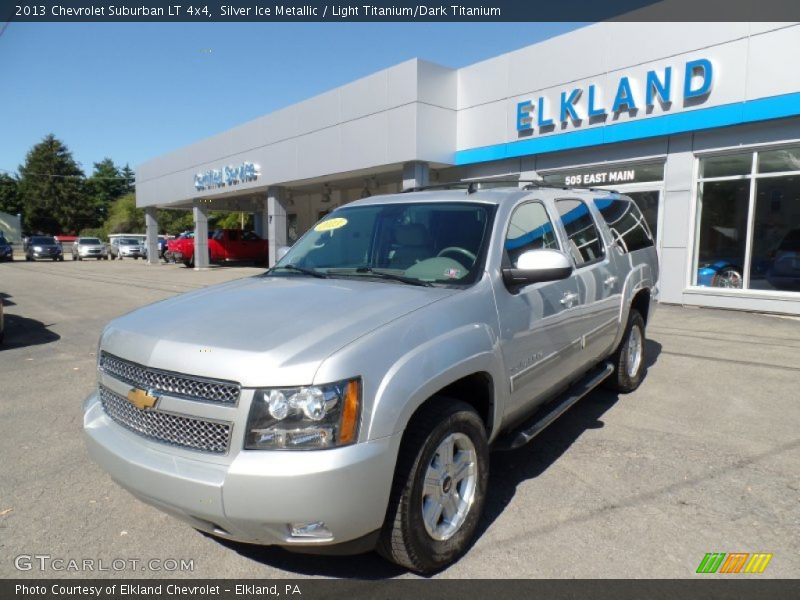 Silver Ice Metallic / Light Titanium/Dark Titanium 2013 Chevrolet Suburban LT 4x4