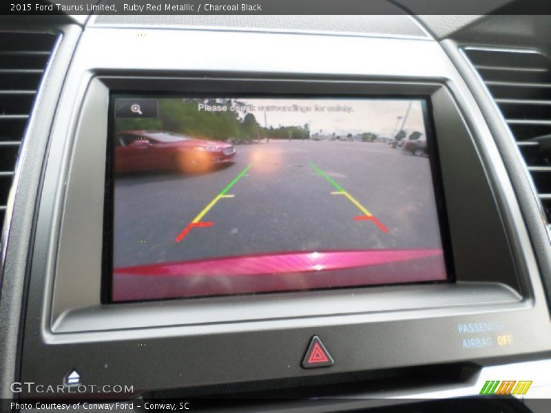 Ruby Red Metallic / Charcoal Black 2015 Ford Taurus Limited