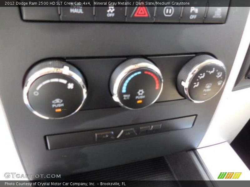 Mineral Gray Metallic / Dark Slate/Medium Graystone 2012 Dodge Ram 2500 HD SLT Crew Cab 4x4