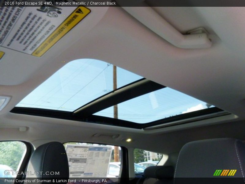 Magnetic Metallic / Charcoal Black 2016 Ford Escape SE 4WD