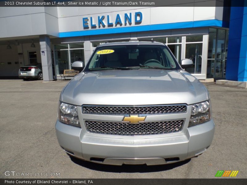 Silver Ice Metallic / Light Titanium/Dark Titanium 2013 Chevrolet Suburban LT 4x4