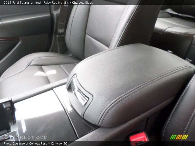 Ruby Red Metallic / Charcoal Black 2015 Ford Taurus Limited