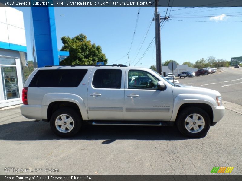 Silver Ice Metallic / Light Titanium/Dark Titanium 2013 Chevrolet Suburban LT 4x4