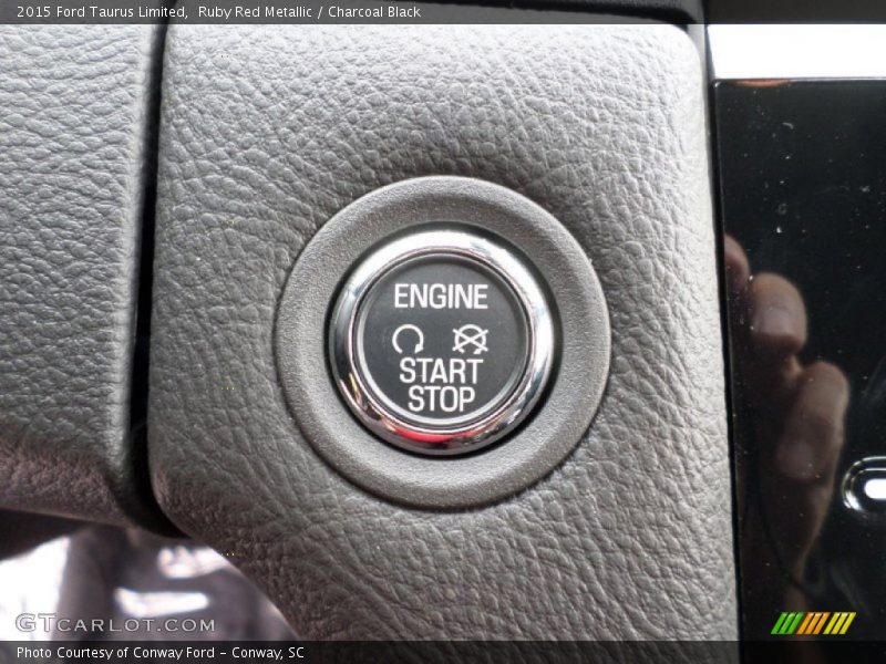 Ruby Red Metallic / Charcoal Black 2015 Ford Taurus Limited