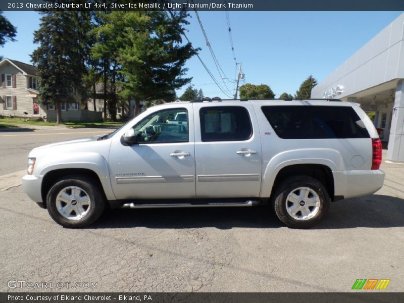 Silver Ice Metallic / Light Titanium/Dark Titanium 2013 Chevrolet Suburban LT 4x4