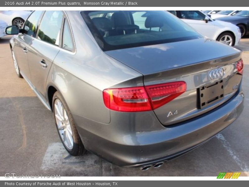 Monsoon Gray Metallic / Black 2016 Audi A4 2.0T Premium Plus quattro