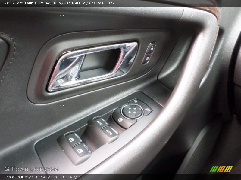 Ruby Red Metallic / Charcoal Black 2015 Ford Taurus Limited