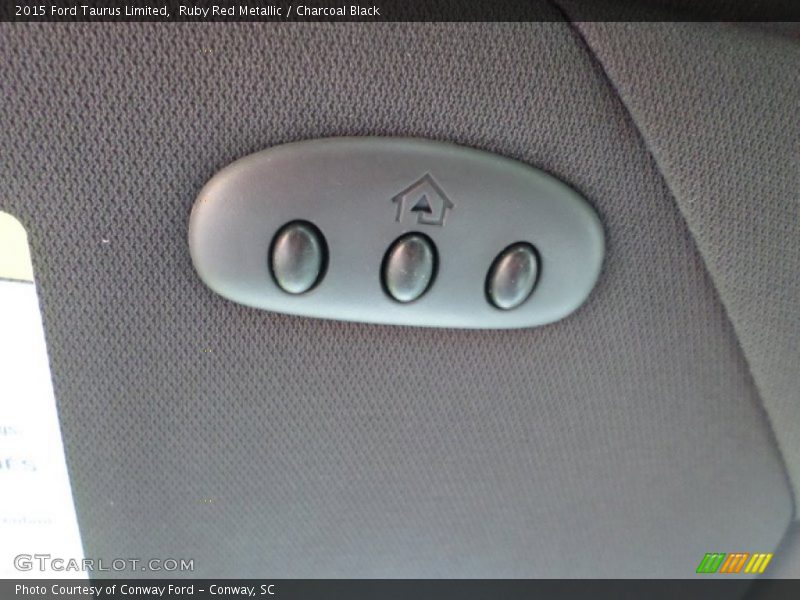 Ruby Red Metallic / Charcoal Black 2015 Ford Taurus Limited