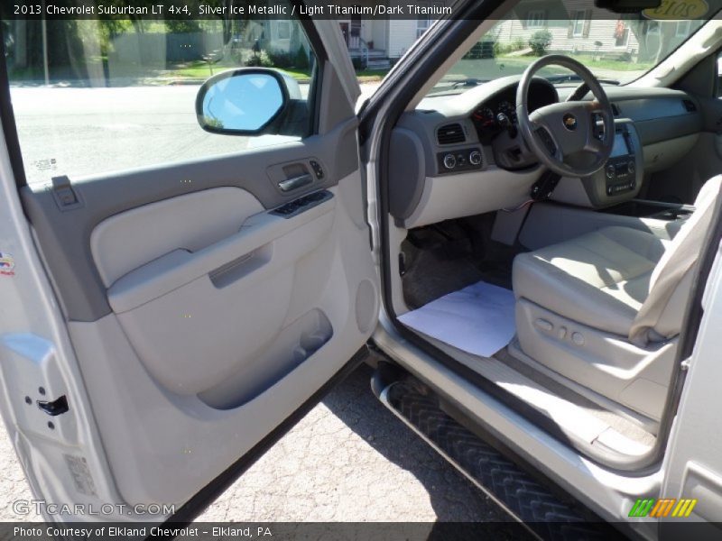 Silver Ice Metallic / Light Titanium/Dark Titanium 2013 Chevrolet Suburban LT 4x4