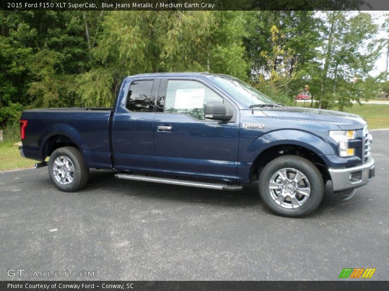  2015 F150 XLT SuperCab Blue Jeans Metallic