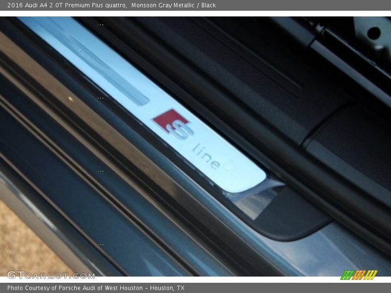 Monsoon Gray Metallic / Black 2016 Audi A4 2.0T Premium Plus quattro