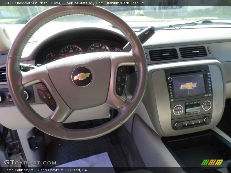 Silver Ice Metallic / Light Titanium/Dark Titanium 2013 Chevrolet Suburban LT 4x4