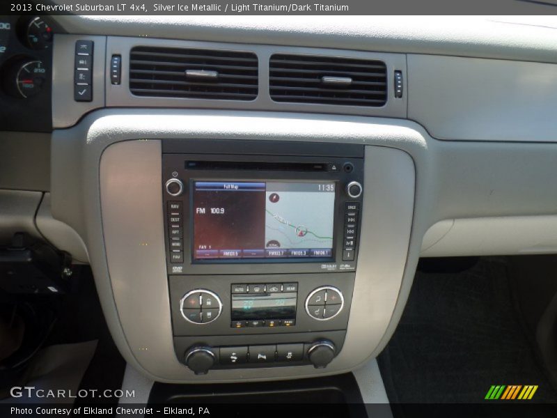 Silver Ice Metallic / Light Titanium/Dark Titanium 2013 Chevrolet Suburban LT 4x4