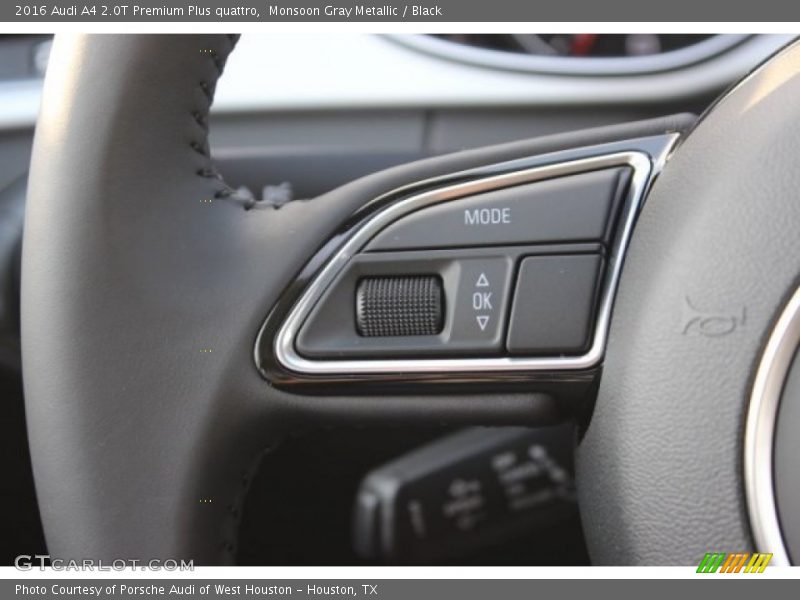 Monsoon Gray Metallic / Black 2016 Audi A4 2.0T Premium Plus quattro