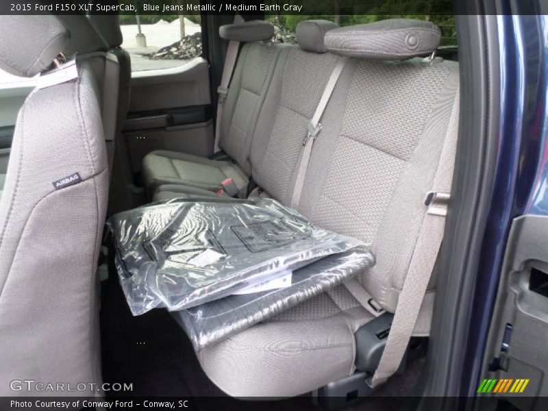 Rear Seat of 2015 F150 XLT SuperCab