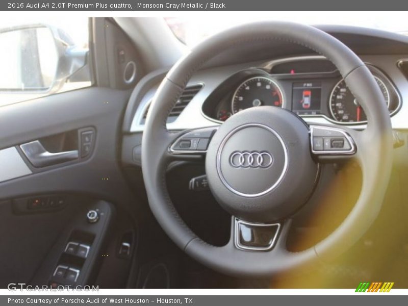 Monsoon Gray Metallic / Black 2016 Audi A4 2.0T Premium Plus quattro