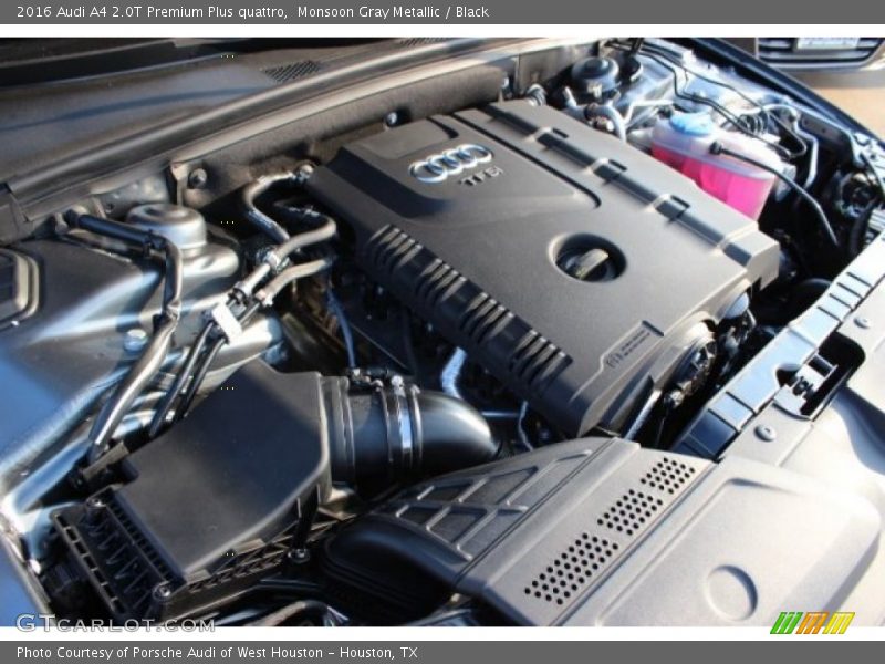 Monsoon Gray Metallic / Black 2016 Audi A4 2.0T Premium Plus quattro