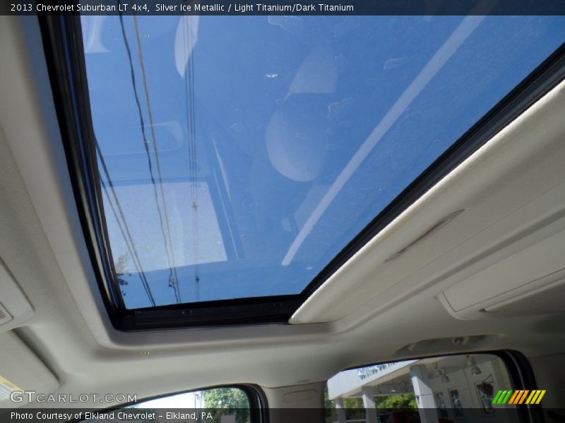Silver Ice Metallic / Light Titanium/Dark Titanium 2013 Chevrolet Suburban LT 4x4