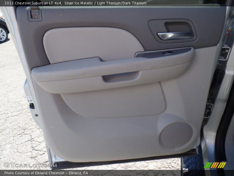 Silver Ice Metallic / Light Titanium/Dark Titanium 2013 Chevrolet Suburban LT 4x4