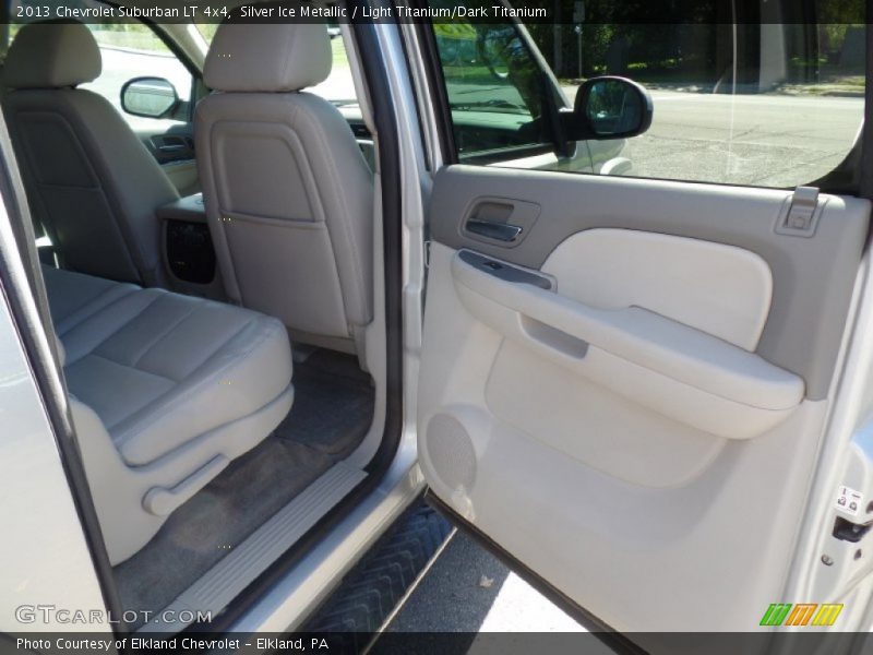 Silver Ice Metallic / Light Titanium/Dark Titanium 2013 Chevrolet Suburban LT 4x4
