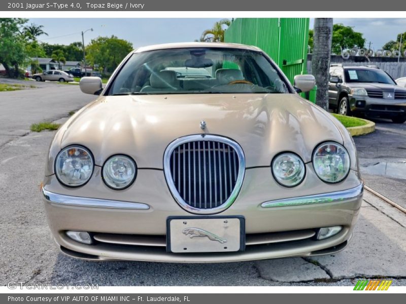 Topaz Beige / Ivory 2001 Jaguar S-Type 4.0