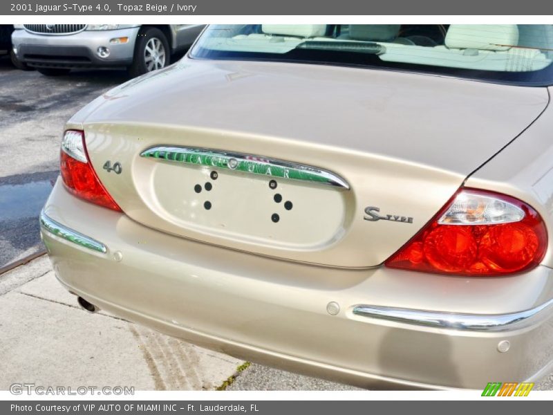 Topaz Beige / Ivory 2001 Jaguar S-Type 4.0