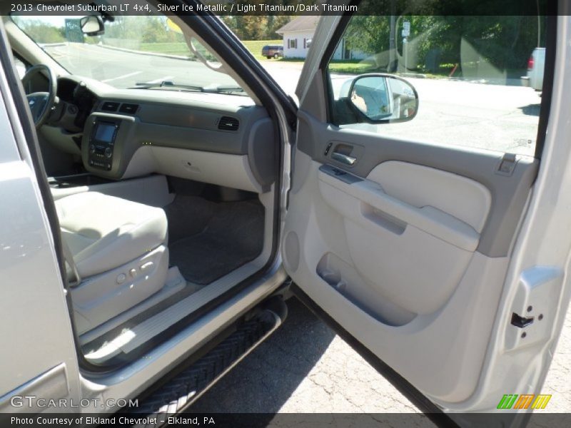 Silver Ice Metallic / Light Titanium/Dark Titanium 2013 Chevrolet Suburban LT 4x4