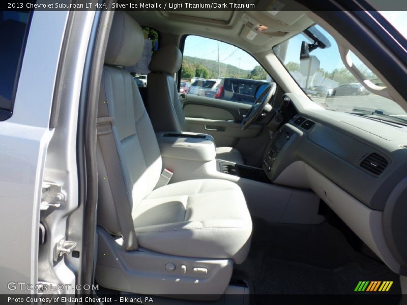 Silver Ice Metallic / Light Titanium/Dark Titanium 2013 Chevrolet Suburban LT 4x4