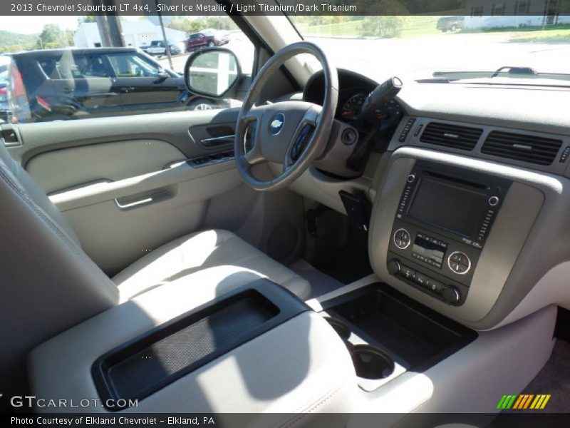 Silver Ice Metallic / Light Titanium/Dark Titanium 2013 Chevrolet Suburban LT 4x4