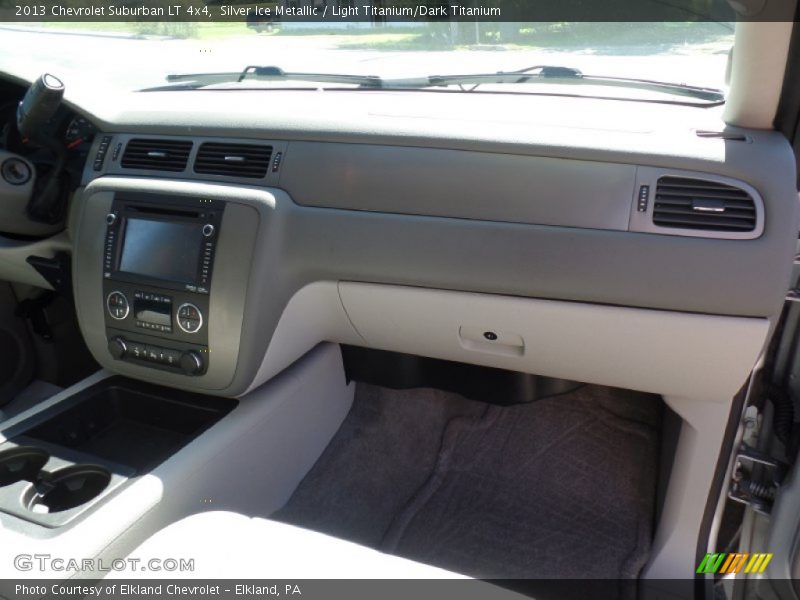 Silver Ice Metallic / Light Titanium/Dark Titanium 2013 Chevrolet Suburban LT 4x4