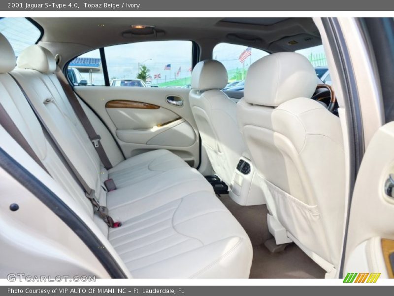 Topaz Beige / Ivory 2001 Jaguar S-Type 4.0